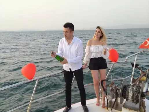 Teknede romantik organizasyon Urla