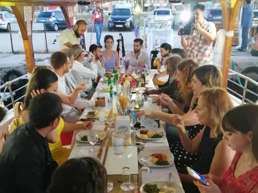 Teknede özel tören Urla İzmir