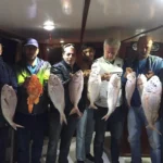 Balık avı turundan misafirler